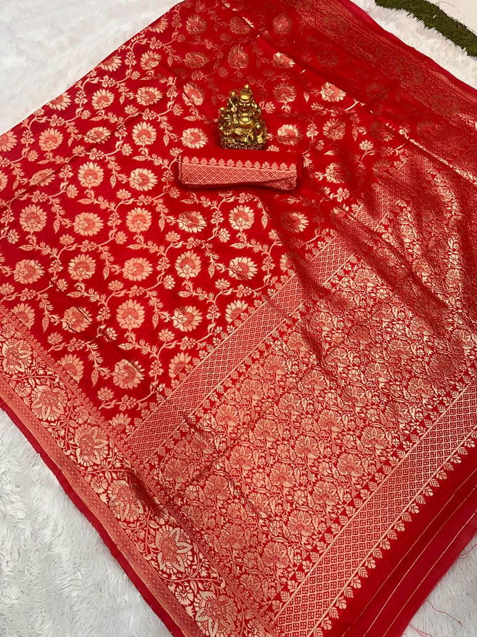 SF 747 Designer Lichi Silk Party Wear Sarees Wholesale Shop In Surat